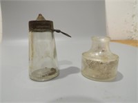 Vintage Ink Well / Dispenser Glass