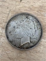 1926 Silver Peace dollar US Coin