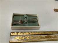 1847 Rogers Brothers silver plate fork etc.