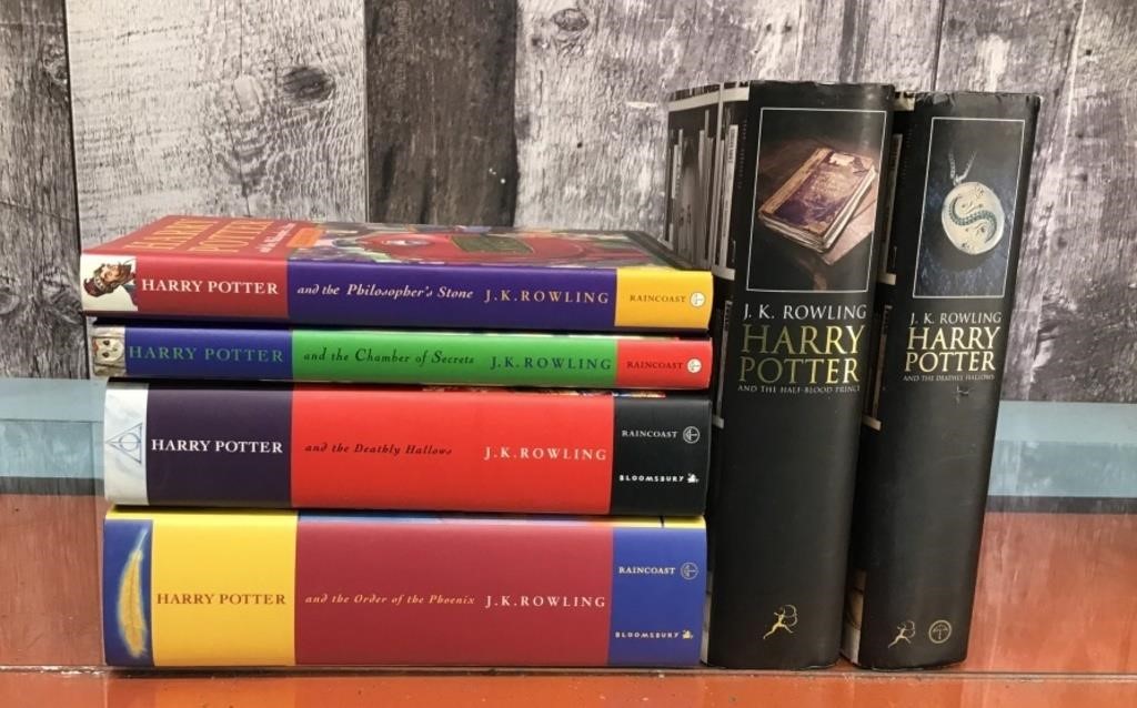 Harry Potter hardcover books