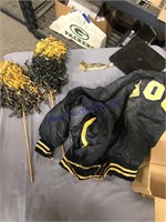 OLD IOWA JACKET, POM POMS