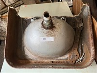 Cast Metal Enameled Sink