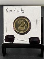 2 Cents Novelty Coin