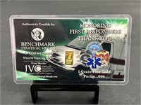 Honoring First Responders Gold Bar