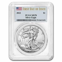 2022 American Silver Eagle Ms70