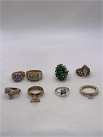 RING LOT OF 8