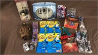 Action figures, watches lot