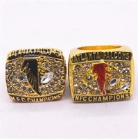 Atlanta Falcons Set of 2 Championship Rings NEW