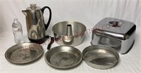 Farberware Percolator, Cake Top & Baking Pans