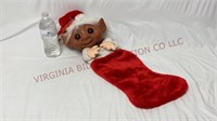 Vintage Norfin Troll Red Christmas Stocking