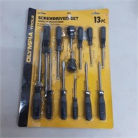 Olympia Tools 13 piece screwdriver set