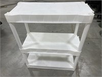 White Plastic Shelf