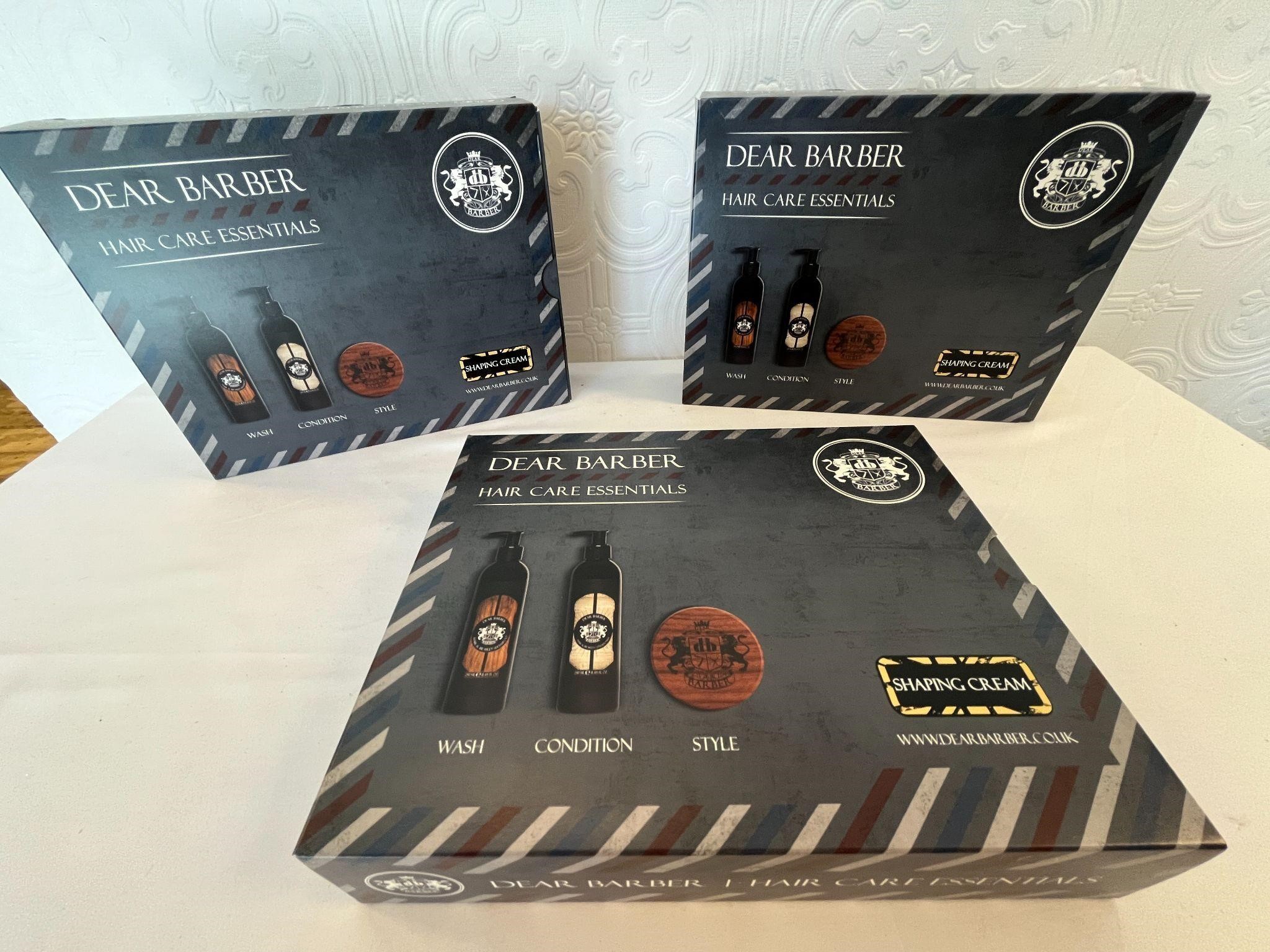 3 Gift Sets Dear Barber Hair Care Essentials