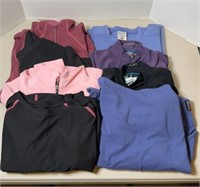 (8) WOMENS BASE LAYER INSULATED TOPS