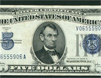 $5 1934 Silver Certificate ** CURRENCY