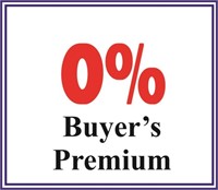 0% Buyers's Premium!