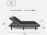 Twin Extra Long XL Adjustable Bed Base