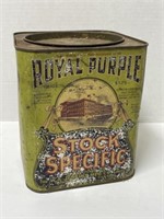 Vintage Tin - Royal Purple  Stock Specific
