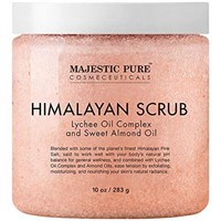 Majestic Pure Himalayan Salt Body Scrub with Lyche