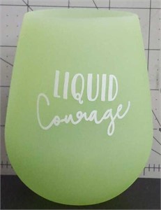 New Silicone wine cup "Liquid courage"