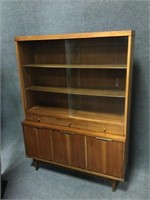 Mid Century Glass Front China Cabinet
