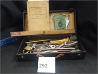 Vintage Misc Toolbox full of Tools