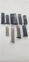 10 Various Pistol Magazines