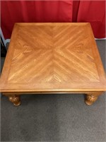 Square coffee table 39 in.² 19 inches tall