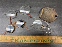 Antique eye glasses