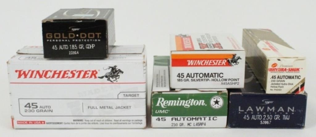 (251) .45 ACP Cartridges