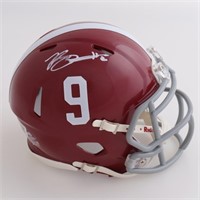 Autographed Bryce Young Crimson Tide Mini Helmet