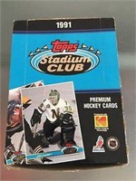 1991 Topps Stadium Club Hockey Factory Box