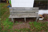 Outside Wooden Bench