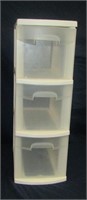 Sterilite 24" T x 8" W Plastic Drawer Storage