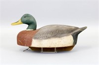 Mallard Drake Duck Decoy by Unknown Carver, From