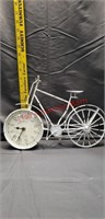 White Clock Bicycle.  Untested.