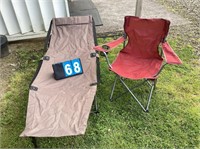 Fold up Camping Chair and Cot