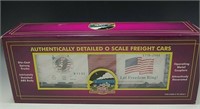 MTH AMERICAN FREEDOM 40' BOX 20-93092 0/27 GAUGE