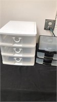 2 storage desk organizer