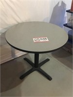 36" Round Table w/ Metal Base
