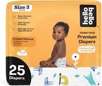 Hello Bello Premium Baby Diapers Size 3 4x25ct