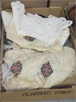 Vintage Hand Embroidered Linens & More