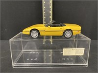 Franklin Mint 1983 Diecast Corvette & Display Case