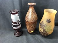 Stoneware & Art Glass Vases
