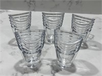 5 mini Lenox bud vases