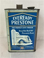 Vintage Eveready Prestone Anti-Freeze Can