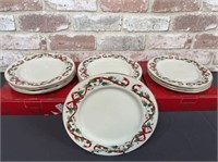 BOX LOT: 3 SETS OF 4 ACCENT SALAD PLATES BY