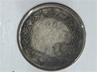 Nfld 20 Cent 1870  Ug Corr.