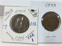 5 Cents Tombacs 1942-43