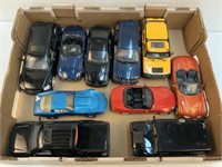 Die Cast Model Cars (10) Hummer, Mustang, BMW etc.